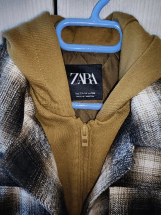 Sobrecamisa Zara cuadros