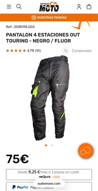 Pantalón Moto 4 Estaciones - OutletMoto - L