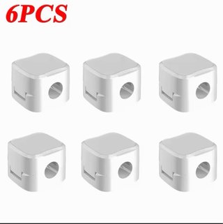 12 Clips Magnéticos Adhesivos para Cables