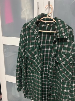 Camisa cuadros verde