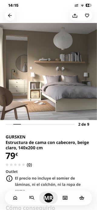 Cama Gursken Ikea sin abrir