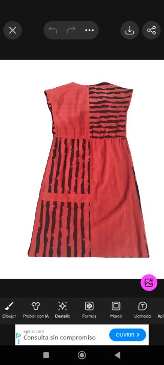 Vestido vintage VITOS años 80/90 - Estilo Arty
