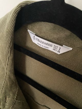Camisa Stradivarius Verde Oliva