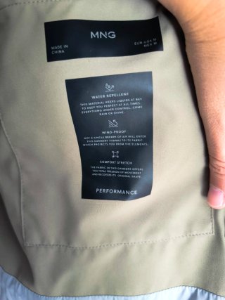 Plumífero Mango Talla M