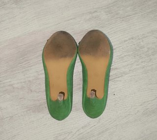 Zapatos verdes talla 36