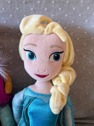 Muñecas de peluche Frozen Anna Elsa Eurodisney