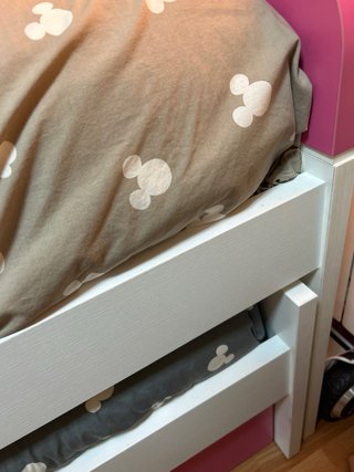 Cama nido infantil con cajones, se da desmontada