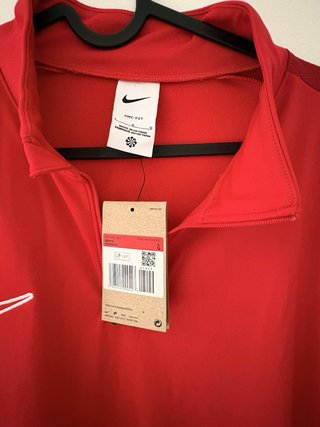 Sudadera deportiva Nike roja hombre