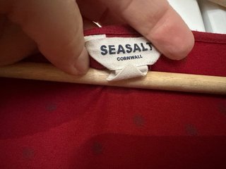 Vestido Seasalt Cornwall rojo lunares talla 50
