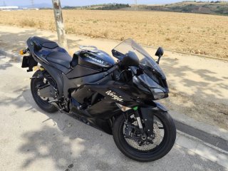 Kawasaki ZX6R-600 Ninja 2008 Negra