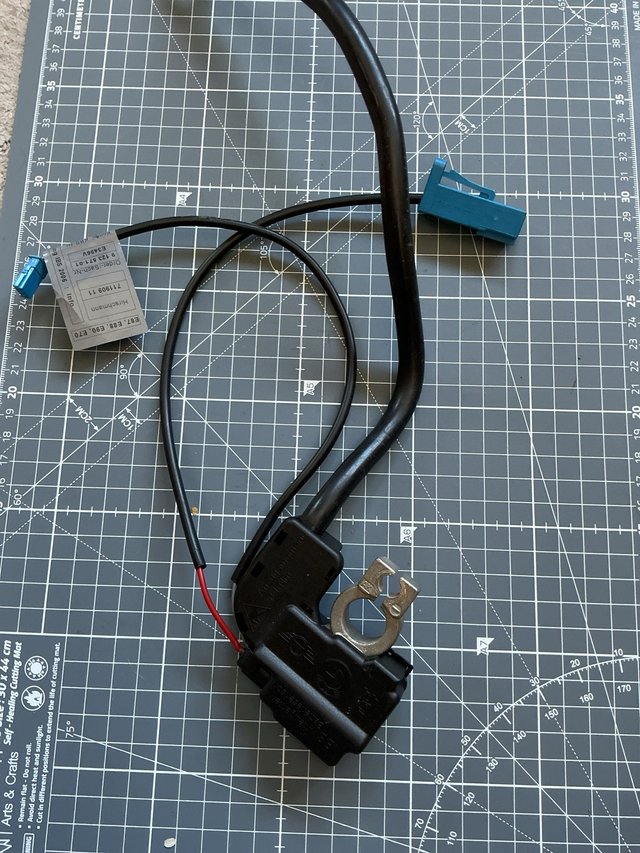 Cable Batería Negativo BMW con Sensor IBS