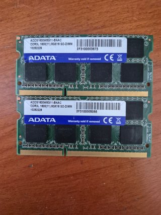 16GB-DDR3L / 1600 MHz {2 x 8 GB
