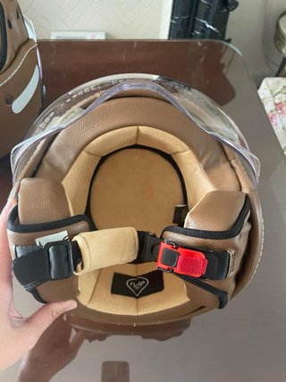 Casco Moto Marrón con Visera Precio unidad