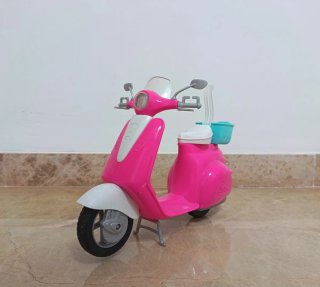 Pack: Caravana, Moto Barbie, y Juego crear diseños