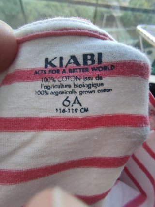 Camiseta niña rayas corazón