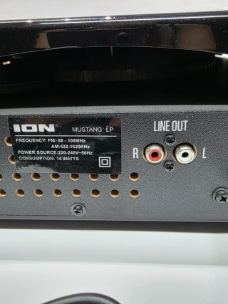 Giradischi Ion Mustang LP Nero