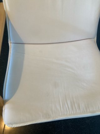 Mecedora Ikea Beige Tela y Madera