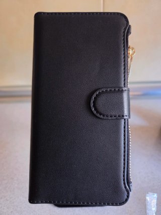 Cartera porta móvil con cremallera