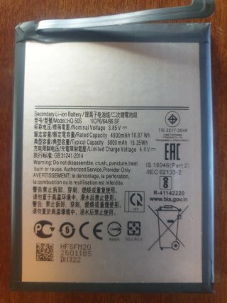 Batería HQ-50S Samsung Galaxy A02s A03 A03 Core