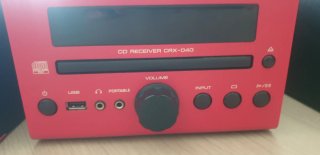 Cadena musical Yamaha CRX-040 Roja