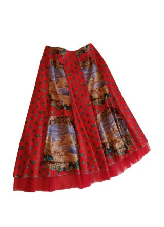 Falda Derhy Estampado Egipcio
