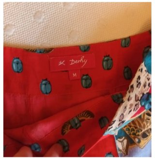 Falda Derhy Estampado Egipcio