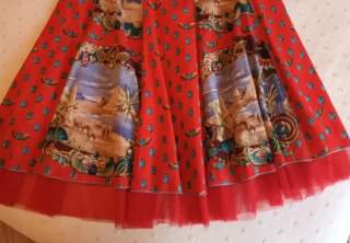 Falda Derhy Estampado Egipcio