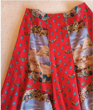 Falda Derhy Estampado Egipcio