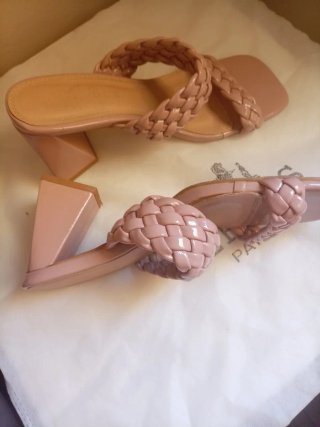 Sandalias tacón trenzadas