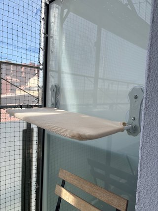 Cama para gato plegable beige