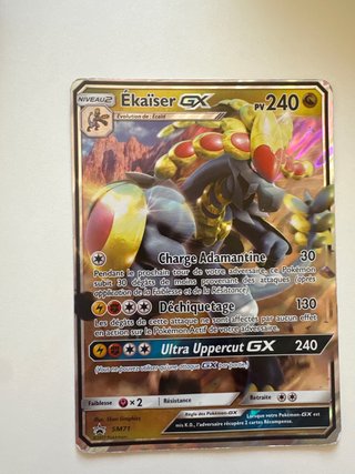 Ékaïser GX / Kommo-o GX - SM71 Carta Pokémon
