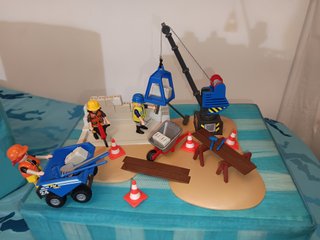 Lote Playmobil: Autocaravana,Coche, bomberos...