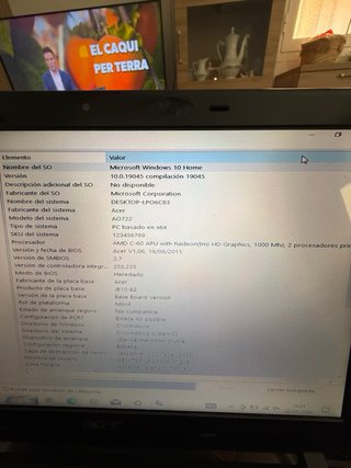 Portatile Acer Aspire One Nero