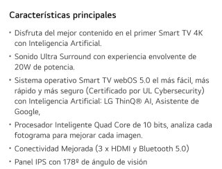 TV LG 55 4K UHD Smart TV