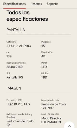 TV LG 55 4K UHD Smart TV
