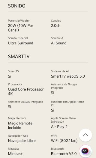 TV LG 55 4K UHD Smart TV