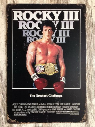 (431) Chapa Rocky III Sylvester Stallone