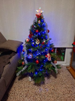 Árbol de Navidad Artificial con Luces