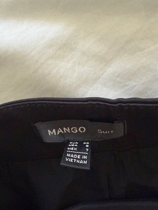 Gonna MANGO Suit nera da indossare T