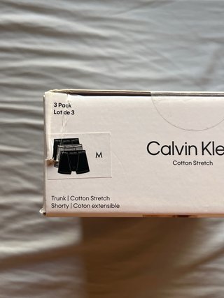 Pack3 Calzoncillos Trunk Calvin Klein con abertura