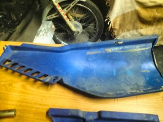 Piezas moto 600cc azul