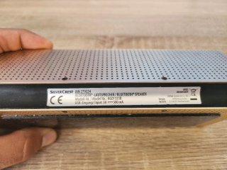 Altavoz Bluetooth Silvercrest Plata