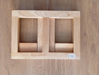 Supporto per libri in legno