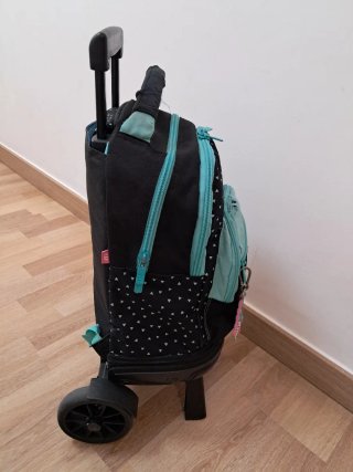 Mochila Tandem con carro y ruedas de goma