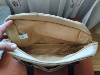 Bolso Yves Rocher Beige y Marrón