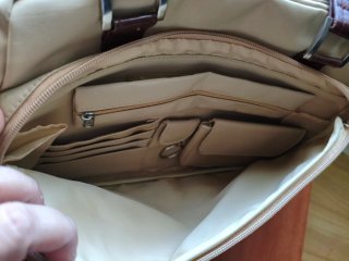 Bolso Yves Rocher Beige y Marrón
