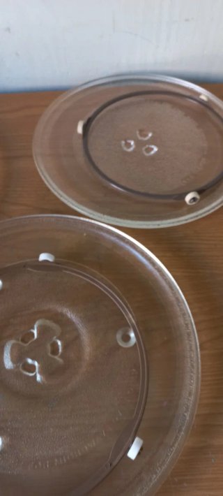 Base giratoria de cristal para microondas
