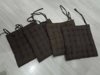 4 Cojines para sillas de jardín