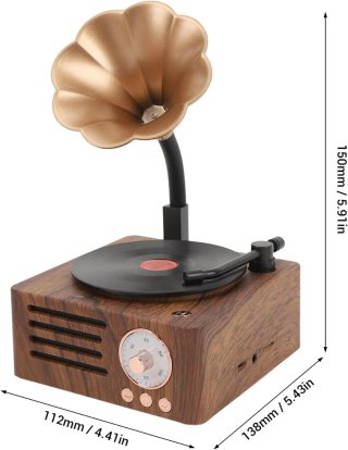 Altoparlante Bluetooth in Vinile Vintage