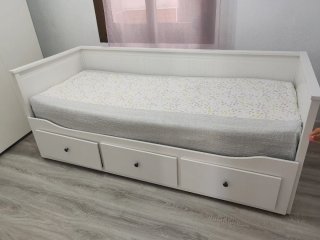 Diván/Cama Nido Hemnes IKEA cama y colchón incluid